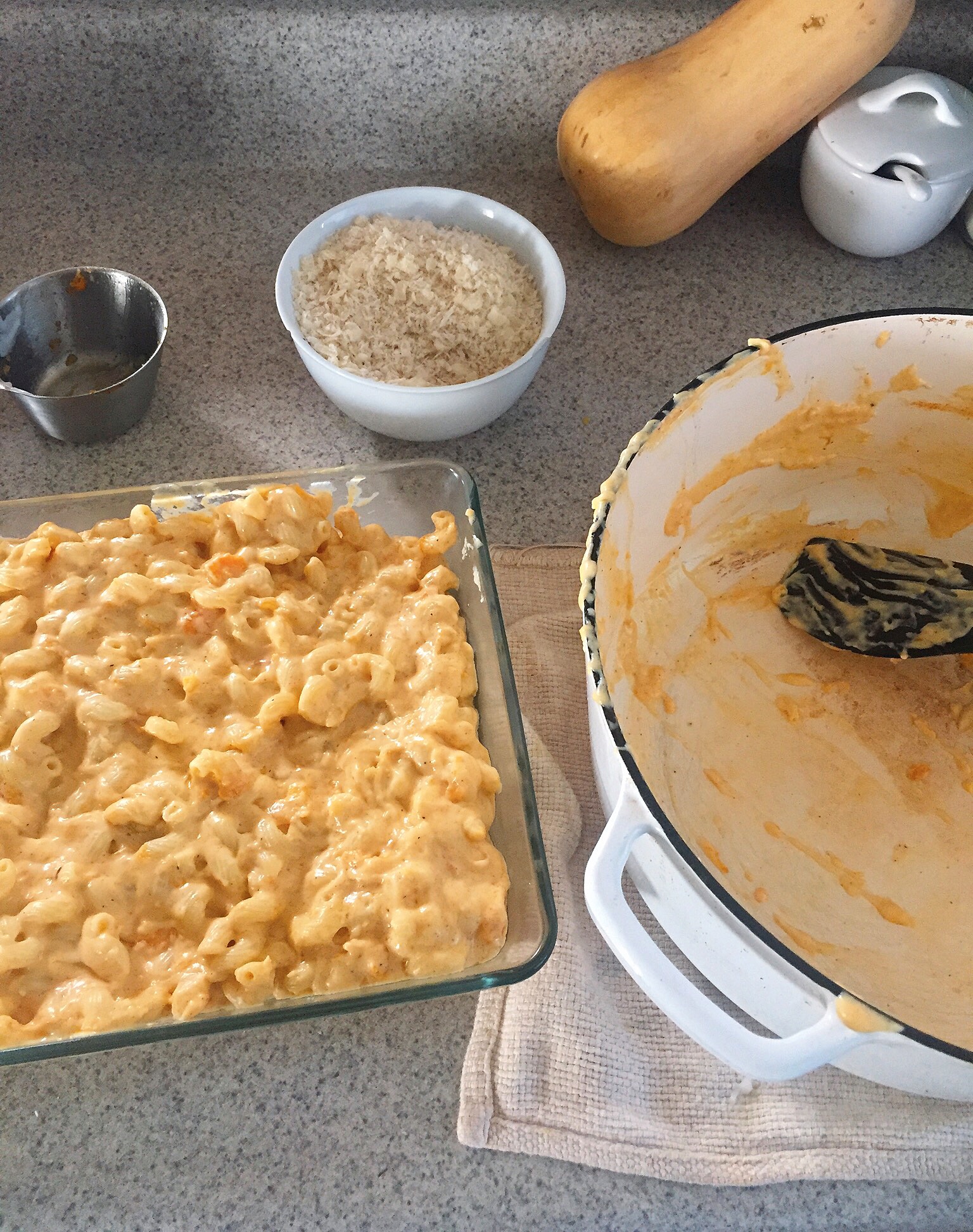 Thanksgiving side: Butternut Squash and Three Cheese Mac and Cheese. / laurenariza.com 