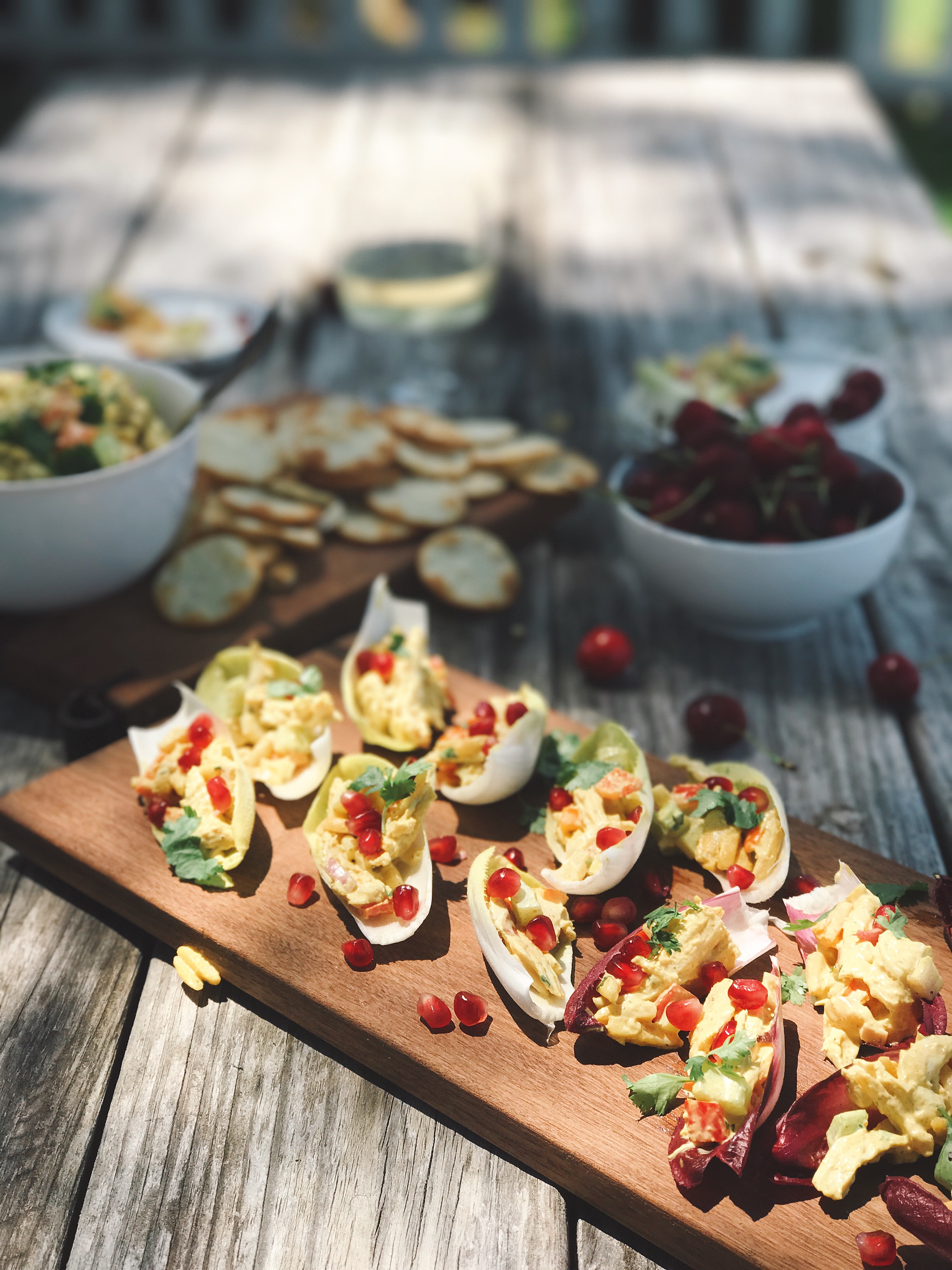 Curried Chicken Salad with Endive Recipe